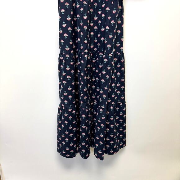 NWOT Ann Taylor Floral Puff Sleeve Shirt Dress Sz M - Picture 6 of 11